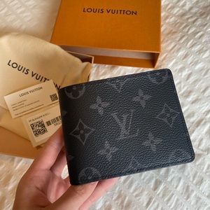 Authentic LV monogram eclipse wallet
